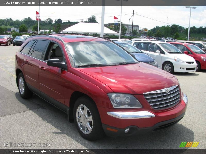 Inferno Red Pearl / Light Taupe 2004 Chrysler Pacifica AWD