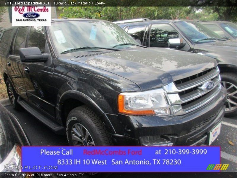Tuxedo Black Metallic / Ebony 2015 Ford Expedition XLT