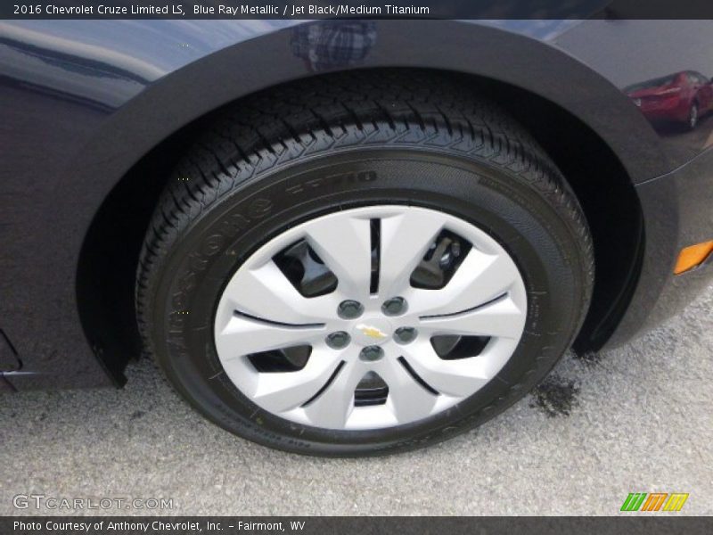 Blue Ray Metallic / Jet Black/Medium Titanium 2016 Chevrolet Cruze Limited LS