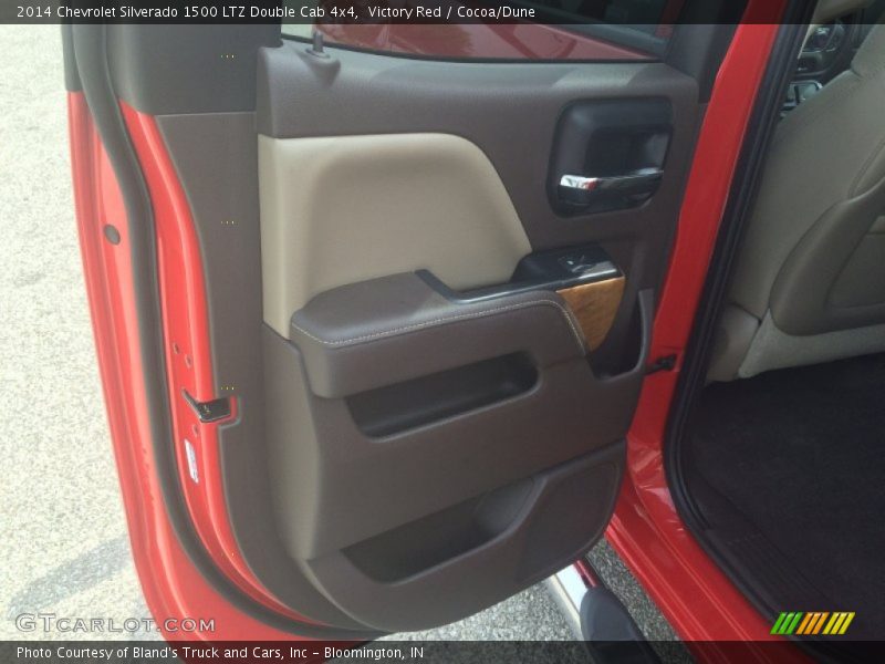 Victory Red / Cocoa/Dune 2014 Chevrolet Silverado 1500 LTZ Double Cab 4x4