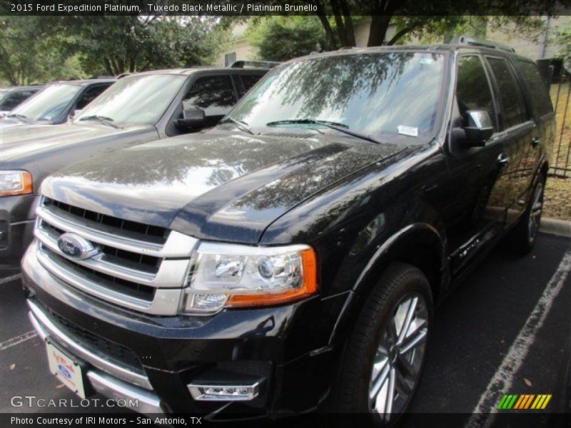 Tuxedo Black Metallic / Platinum Brunello 2015 Ford Expedition Platinum