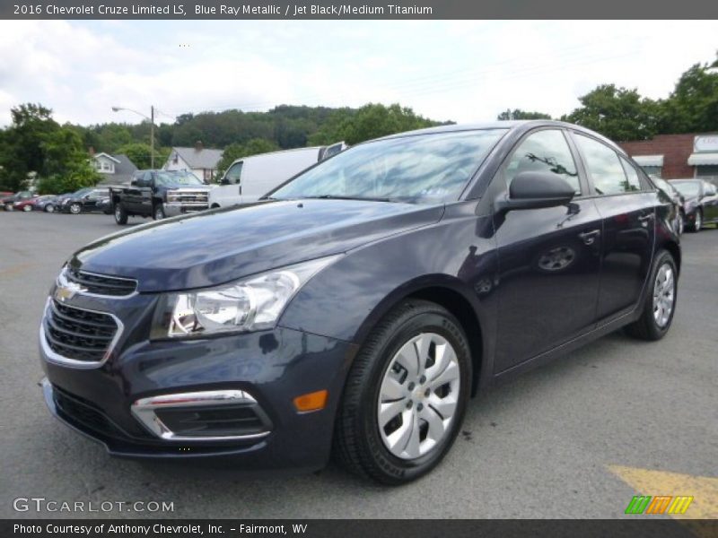 Blue Ray Metallic / Jet Black/Medium Titanium 2016 Chevrolet Cruze Limited LS