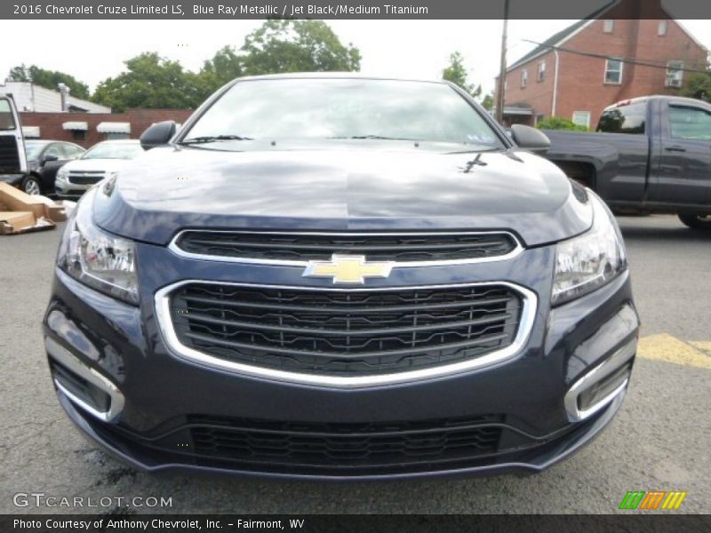 Blue Ray Metallic / Jet Black/Medium Titanium 2016 Chevrolet Cruze Limited LS