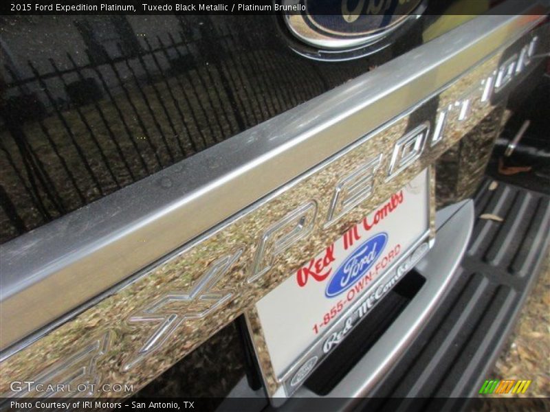 Tuxedo Black Metallic / Platinum Brunello 2015 Ford Expedition Platinum