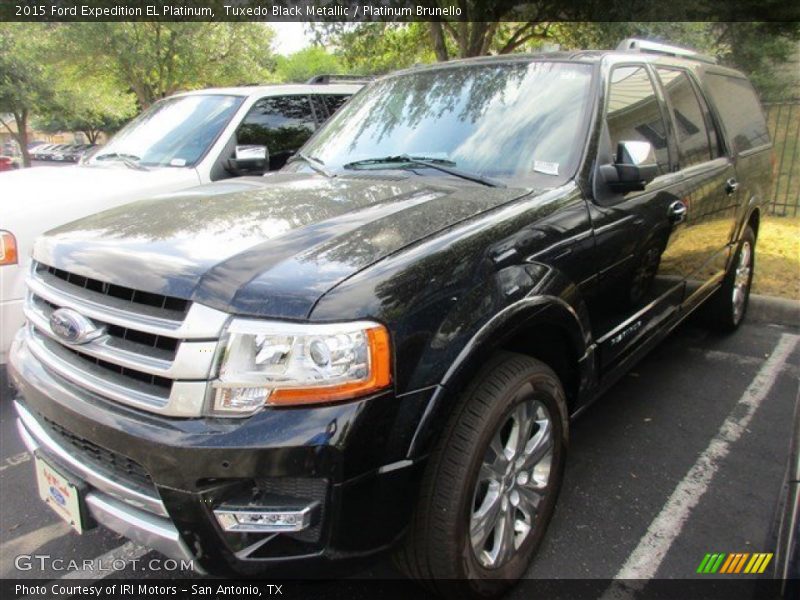 Tuxedo Black Metallic / Platinum Brunello 2015 Ford Expedition EL Platinum