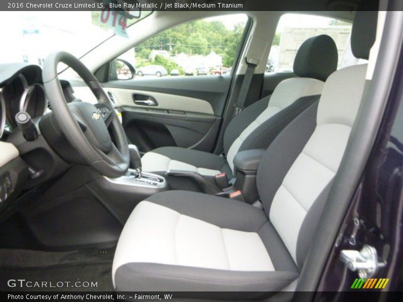 Blue Ray Metallic / Jet Black/Medium Titanium 2016 Chevrolet Cruze Limited LS