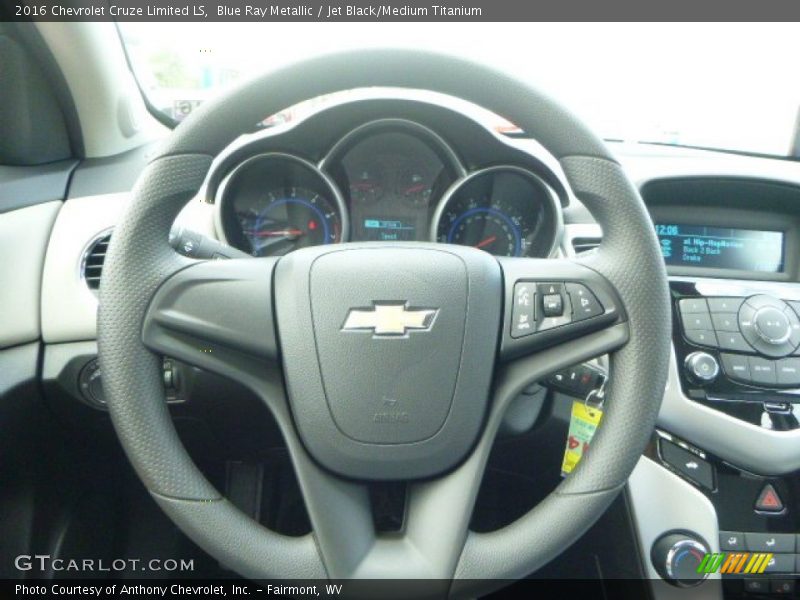 Blue Ray Metallic / Jet Black/Medium Titanium 2016 Chevrolet Cruze Limited LS