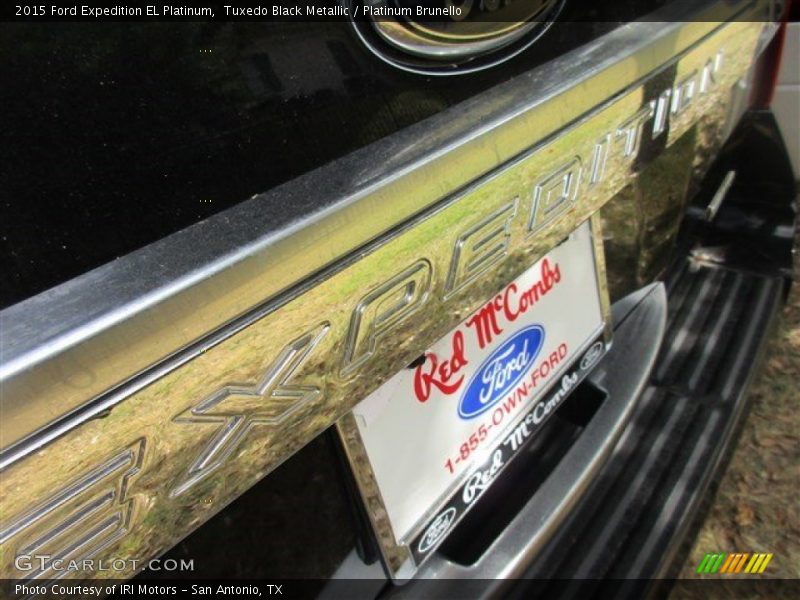 Tuxedo Black Metallic / Platinum Brunello 2015 Ford Expedition EL Platinum