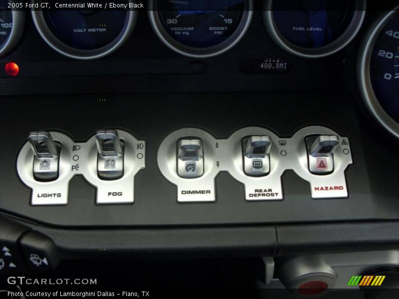 Controls of 2005 GT 