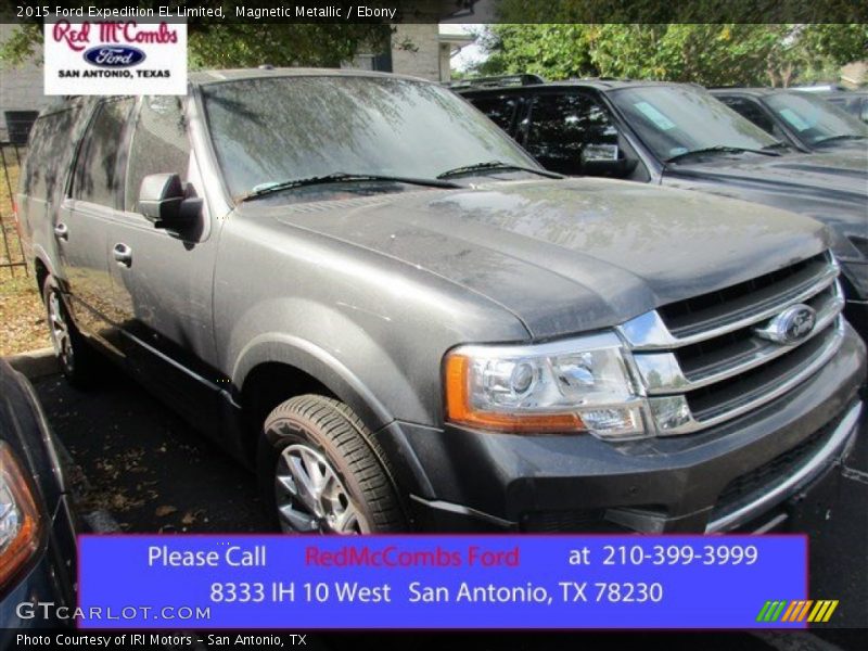 Magnetic Metallic / Ebony 2015 Ford Expedition EL Limited