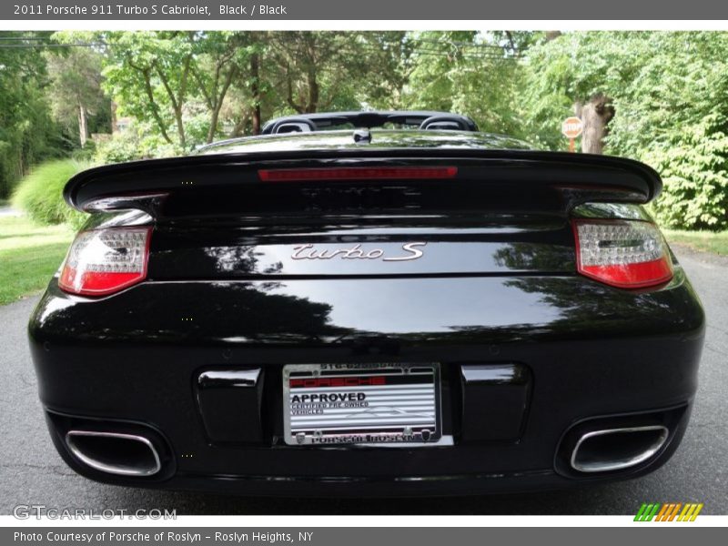 Black / Black 2011 Porsche 911 Turbo S Cabriolet