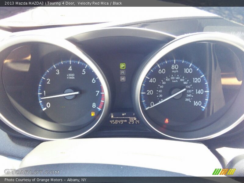 Velocity Red Mica / Black 2013 Mazda MAZDA3 i Touring 4 Door