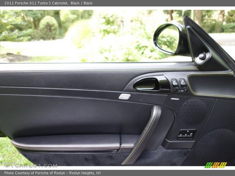 Black / Black 2011 Porsche 911 Turbo S Cabriolet