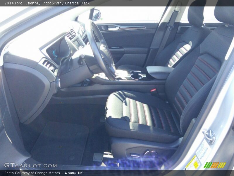 Ingot Silver / Charcoal Black 2014 Ford Fusion SE