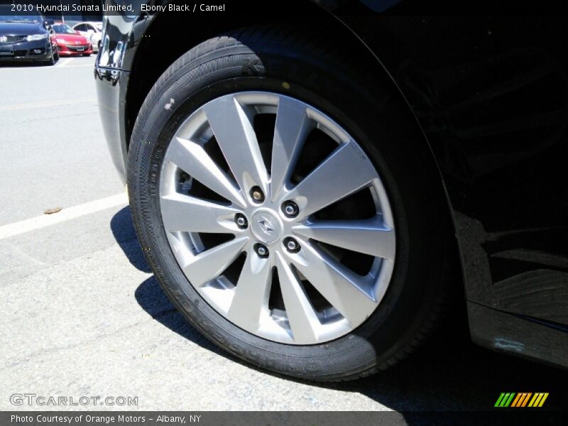 Ebony Black / Camel 2010 Hyundai Sonata Limited
