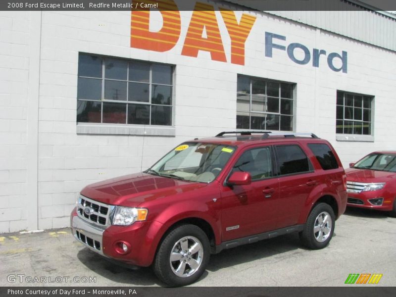 Redfire Metallic / Camel 2008 Ford Escape Limited