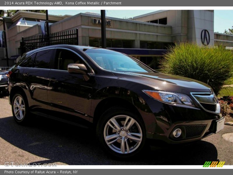 Kona Coffee Metallic / Parchment 2014 Acura RDX Technology AWD