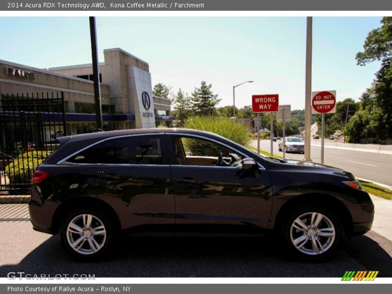 Kona Coffee Metallic / Parchment 2014 Acura RDX Technology AWD