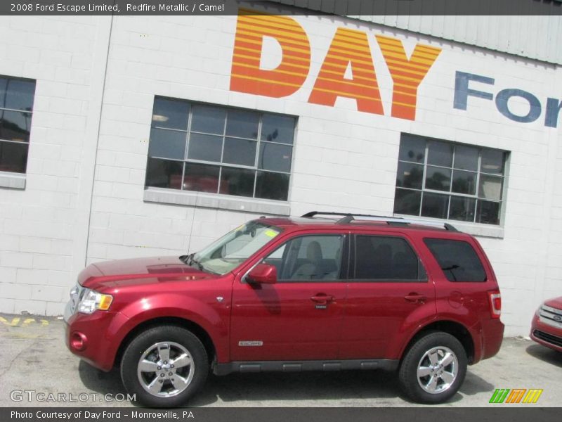 Redfire Metallic / Camel 2008 Ford Escape Limited