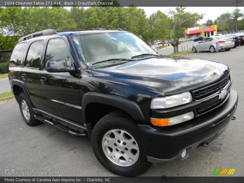 Black / Gray/Dark Charcoal 2004 Chevrolet Tahoe Z71 4x4