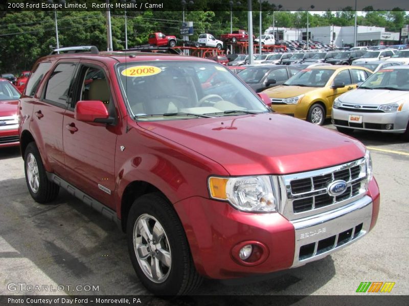 Redfire Metallic / Camel 2008 Ford Escape Limited