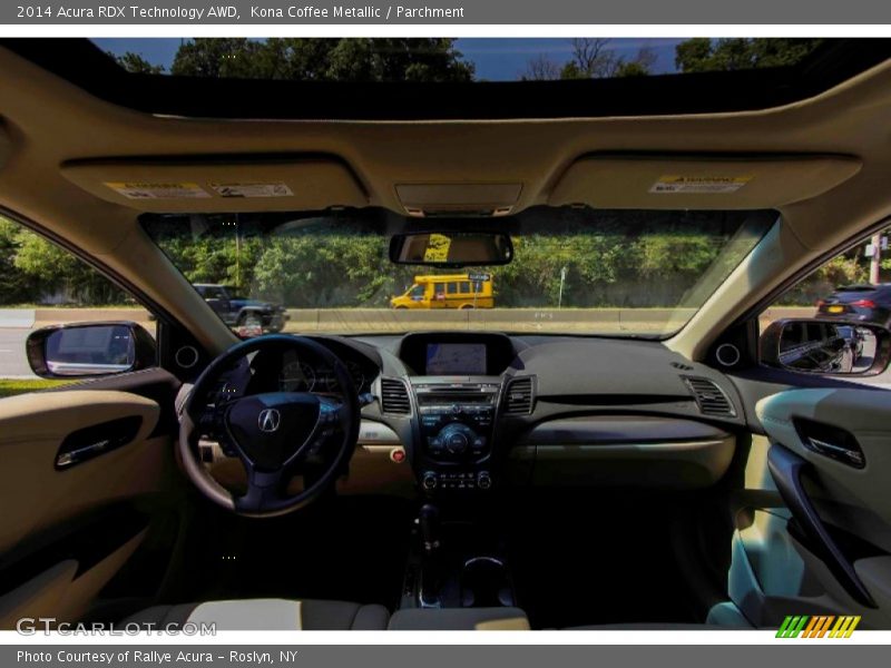 Kona Coffee Metallic / Parchment 2014 Acura RDX Technology AWD