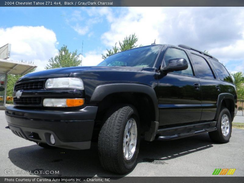 Black / Gray/Dark Charcoal 2004 Chevrolet Tahoe Z71 4x4