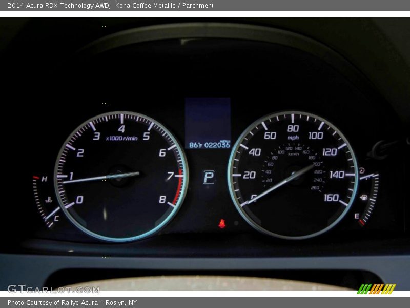 Kona Coffee Metallic / Parchment 2014 Acura RDX Technology AWD
