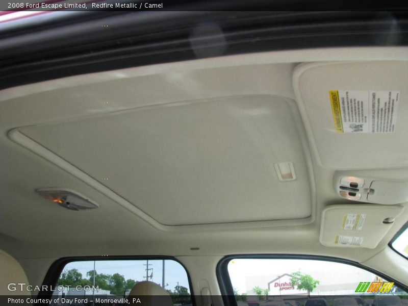 Redfire Metallic / Camel 2008 Ford Escape Limited
