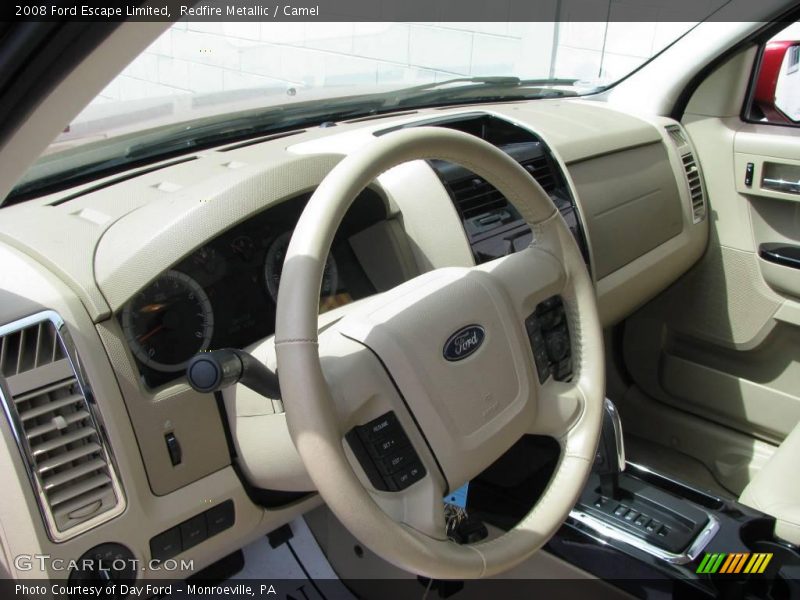 Redfire Metallic / Camel 2008 Ford Escape Limited