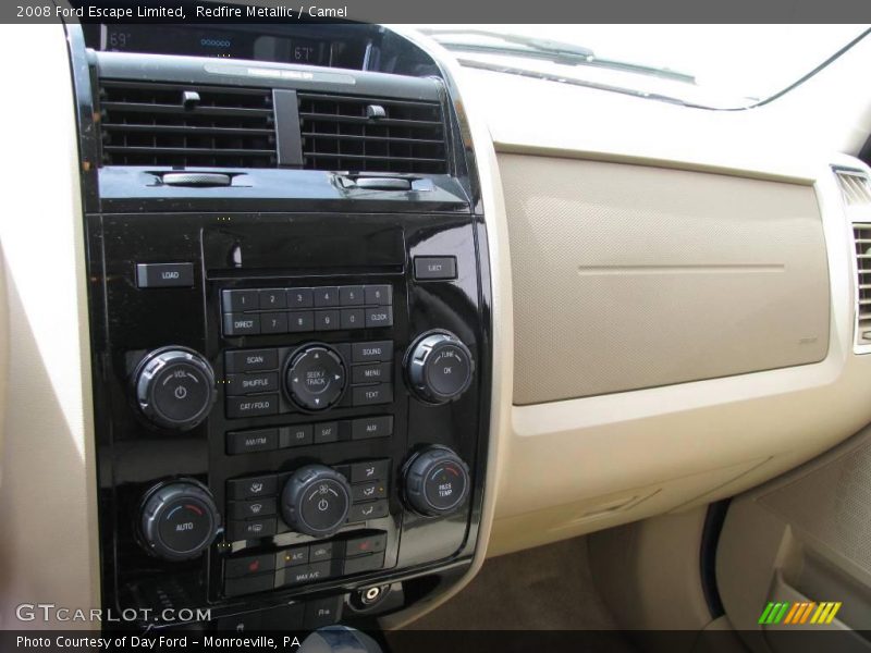 Redfire Metallic / Camel 2008 Ford Escape Limited