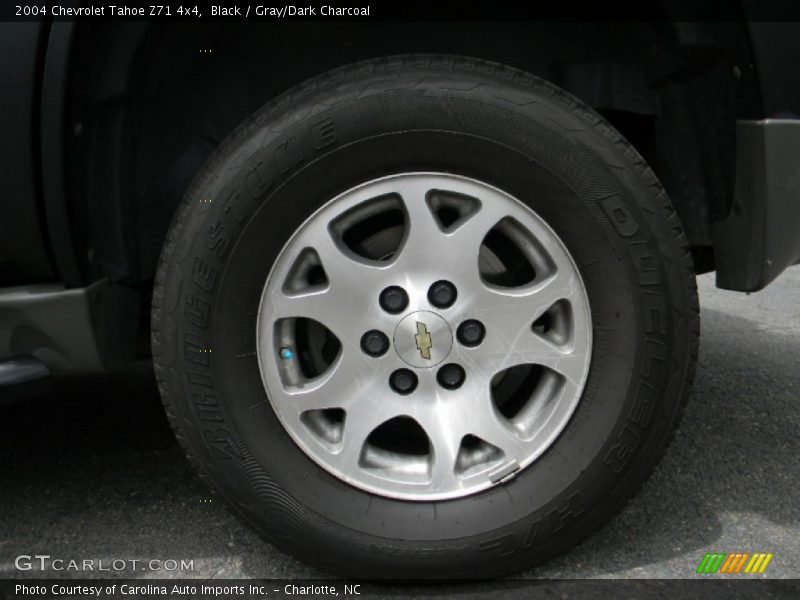 Black / Gray/Dark Charcoal 2004 Chevrolet Tahoe Z71 4x4