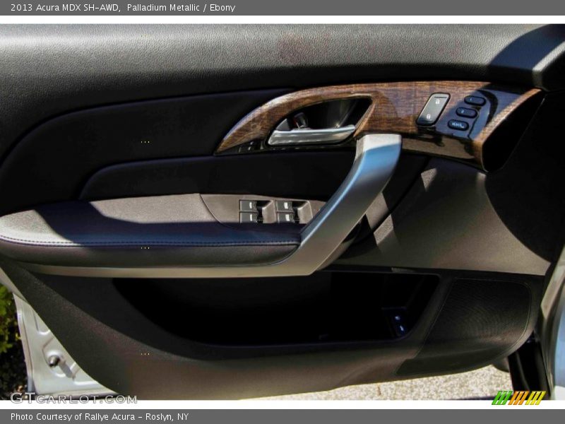 Palladium Metallic / Ebony 2013 Acura MDX SH-AWD