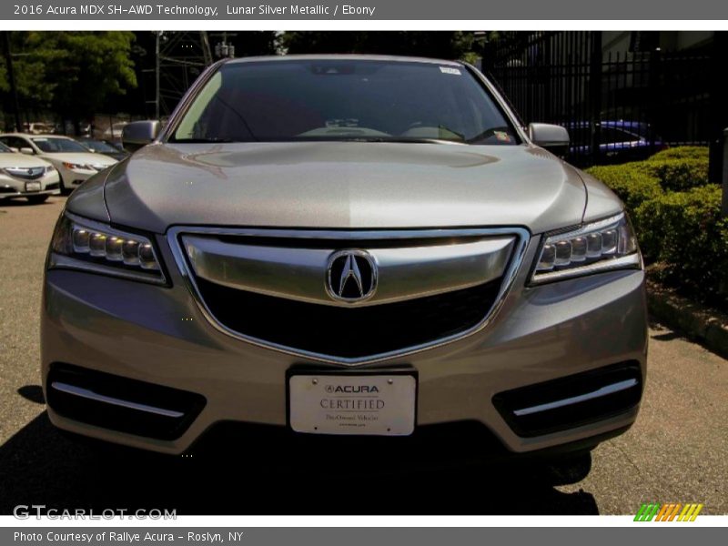 Lunar Silver Metallic / Ebony 2016 Acura MDX SH-AWD Technology