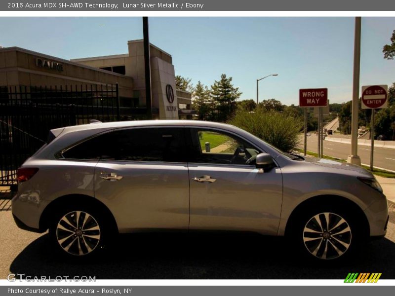 Lunar Silver Metallic / Ebony 2016 Acura MDX SH-AWD Technology