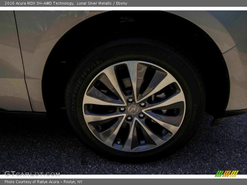 Lunar Silver Metallic / Ebony 2016 Acura MDX SH-AWD Technology