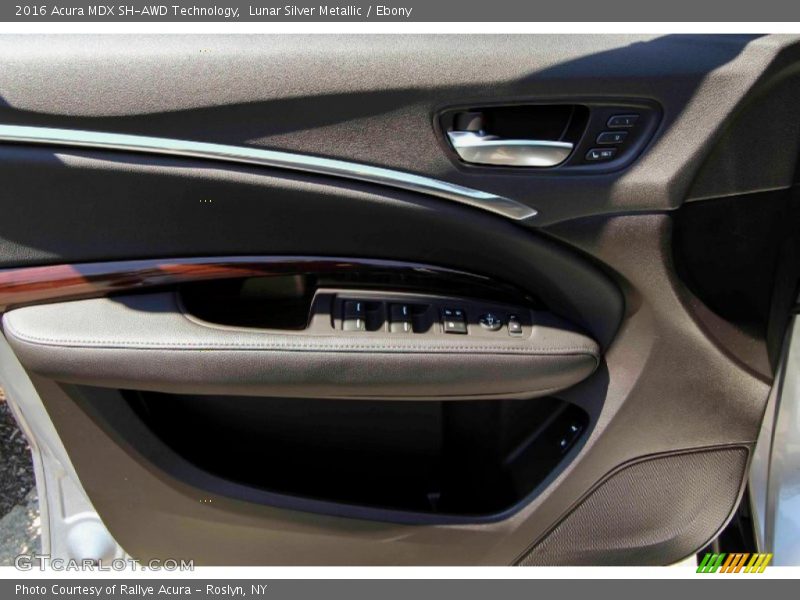 Lunar Silver Metallic / Ebony 2016 Acura MDX SH-AWD Technology
