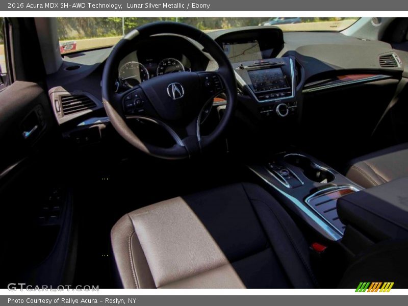 Lunar Silver Metallic / Ebony 2016 Acura MDX SH-AWD Technology