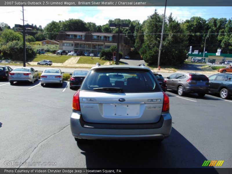 Brilliant Silver Metallic / Charcoal Leather 2007 Subaru Outback 2.5i Limited Wagon