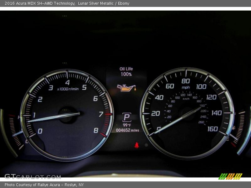 Lunar Silver Metallic / Ebony 2016 Acura MDX SH-AWD Technology