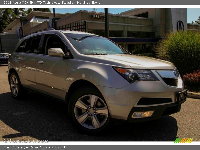 Palladium Metallic / Ebony 2013 Acura MDX SH-AWD Technology