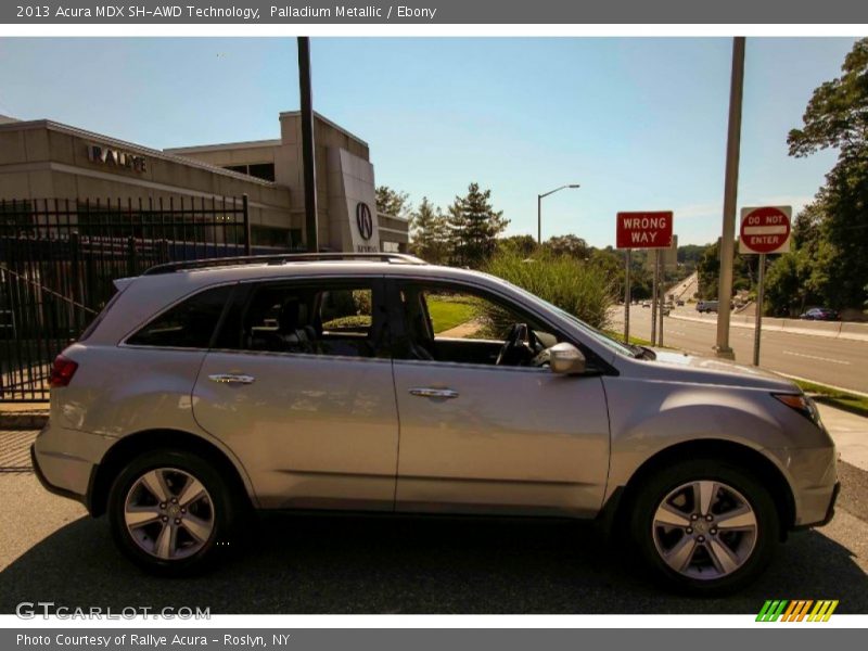 Palladium Metallic / Ebony 2013 Acura MDX SH-AWD Technology