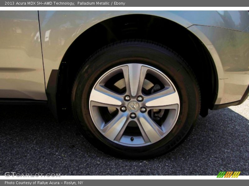 Palladium Metallic / Ebony 2013 Acura MDX SH-AWD Technology