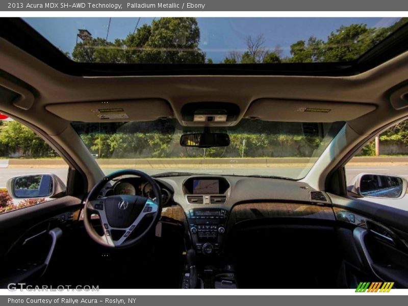 Palladium Metallic / Ebony 2013 Acura MDX SH-AWD Technology