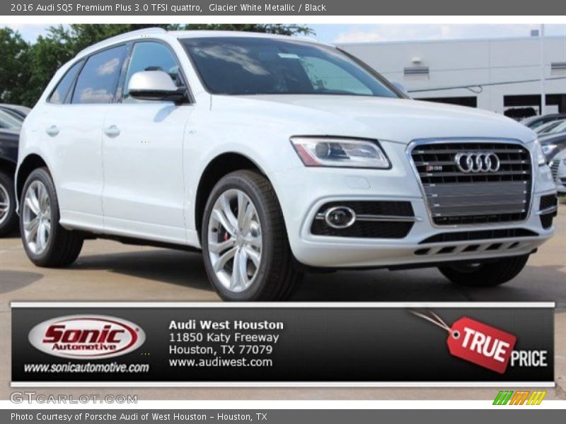 Glacier White Metallic / Black 2016 Audi SQ5 Premium Plus 3.0 TFSI quattro