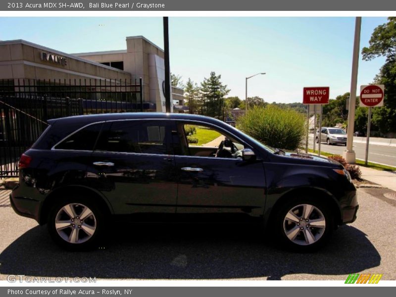 Bali Blue Pearl / Graystone 2013 Acura MDX SH-AWD