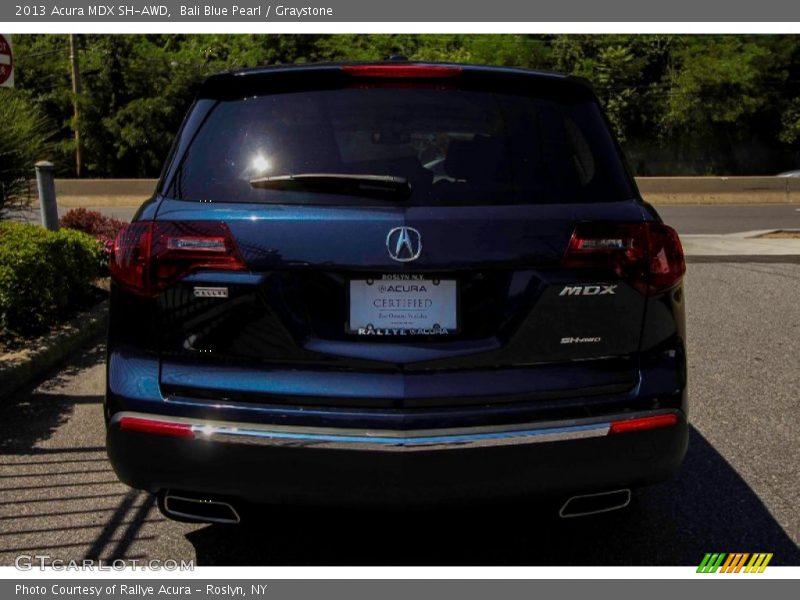 Bali Blue Pearl / Graystone 2013 Acura MDX SH-AWD