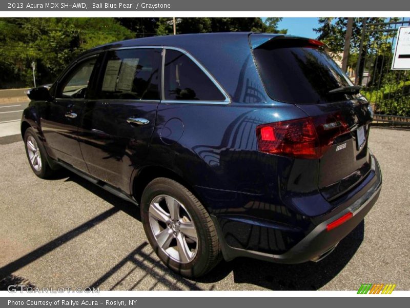 Bali Blue Pearl / Graystone 2013 Acura MDX SH-AWD