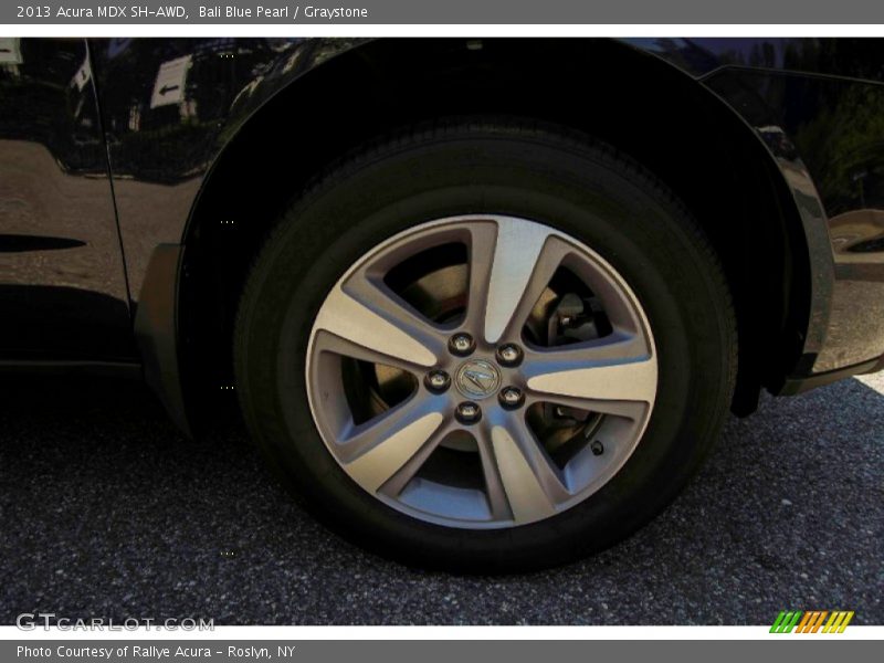 Bali Blue Pearl / Graystone 2013 Acura MDX SH-AWD