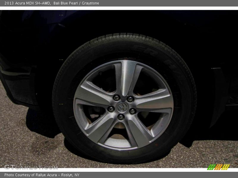 Bali Blue Pearl / Graystone 2013 Acura MDX SH-AWD